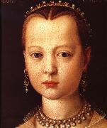 Agnolo Bronzino Portrait of Maria de'Medici oil on canvas